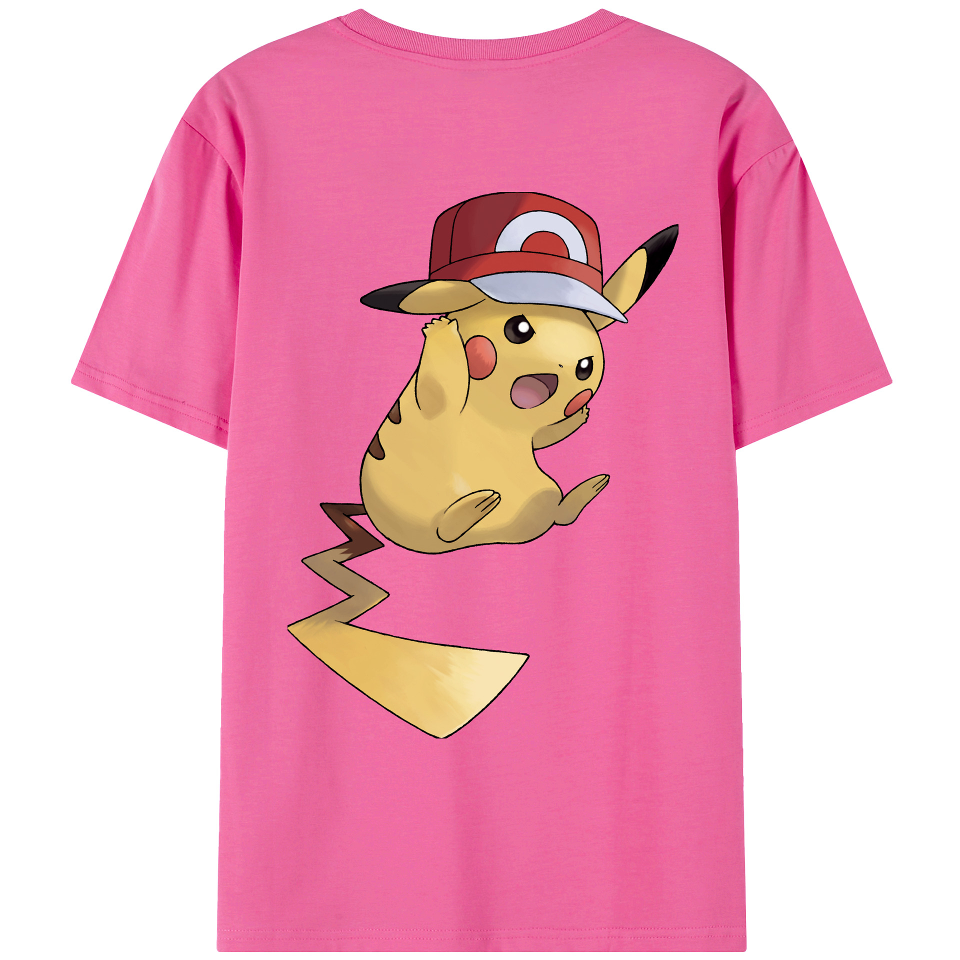 （画像用） ポケットモンスター Pokémon レディース半袖Tシャツ(バックプリント)